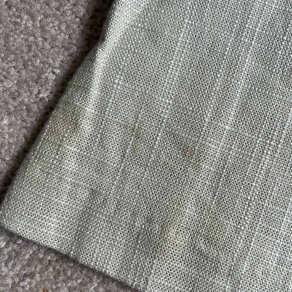 Staud Beige Linen Blend Patches Flared Pants Sz. 10 - Picture 7 of 8